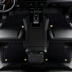 Custom Car Floor Mats with Logo, Stripe Pattern Full Coverage