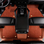 Custom Car Floor Mats with Logo, Stripe Pattern Full Coverage