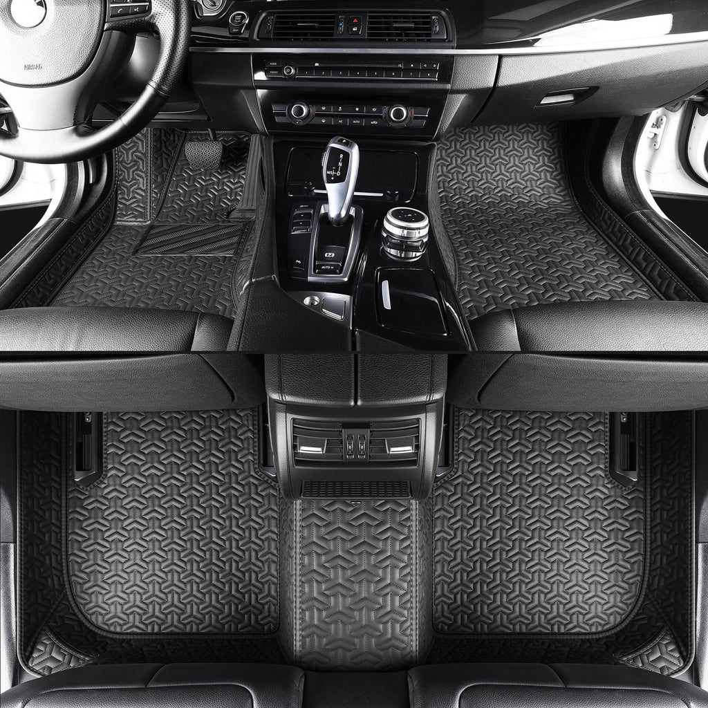 Car floor mats, waterproof, suitable for all weather conditions and seasons, with customizable logos