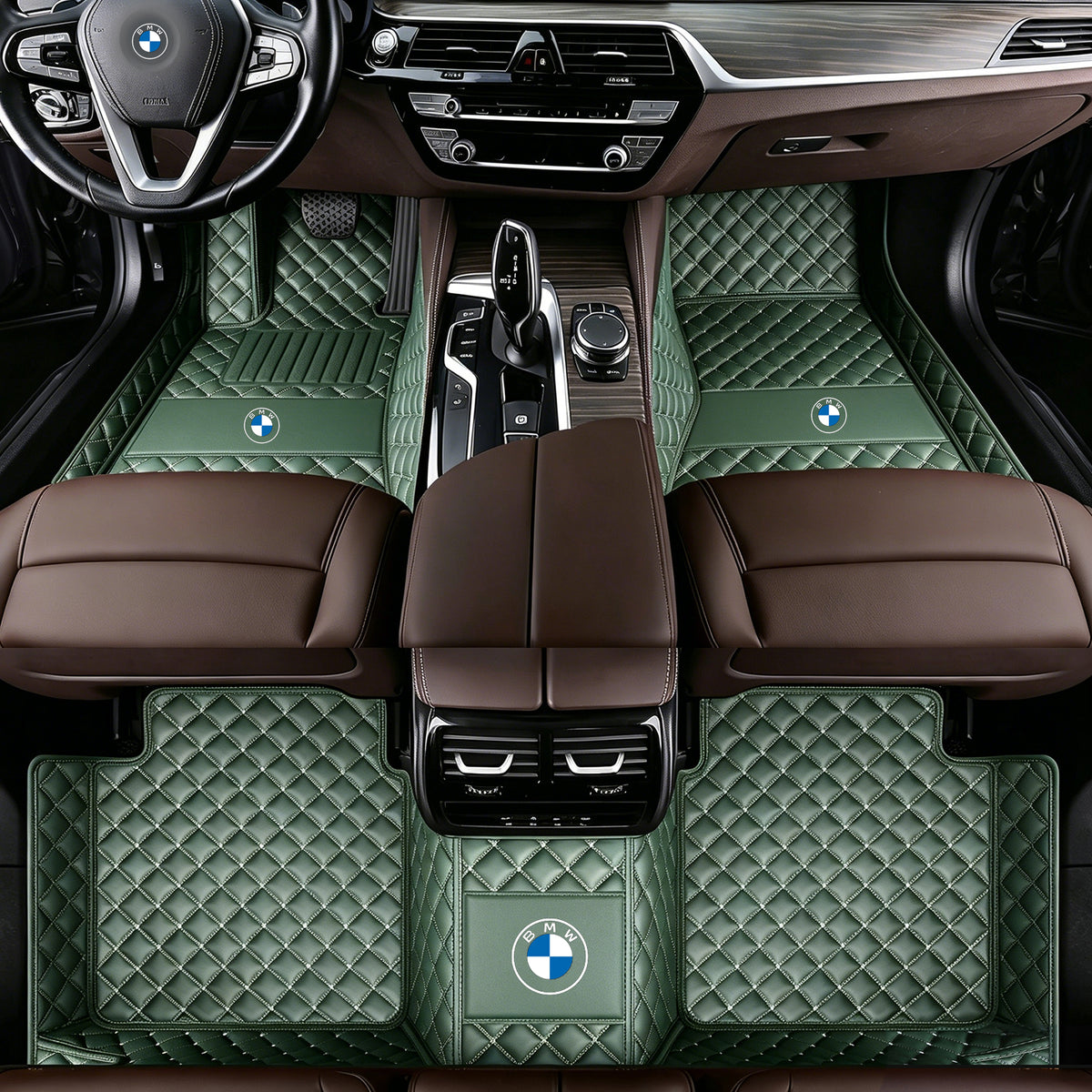 BMW 3 Series Floor Mats – Custom Fit Full Coverage Leather Car Mats (2008-2027)
