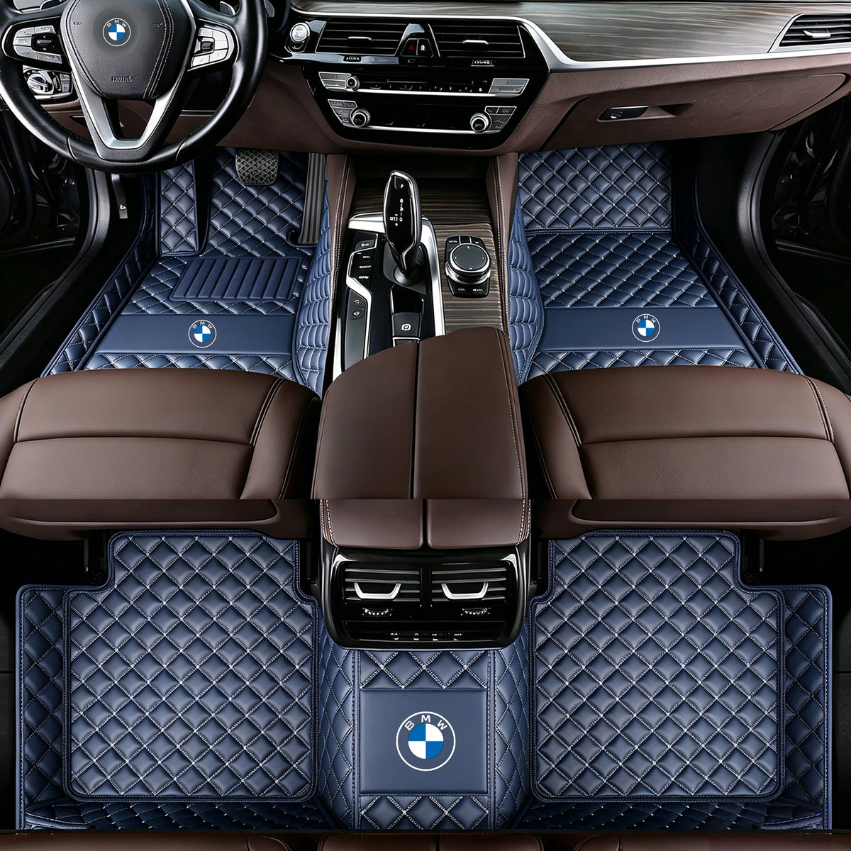BMW 3 Series Floor Mats – Custom Fit Full Coverage Leather Car Mats (2008-2027)