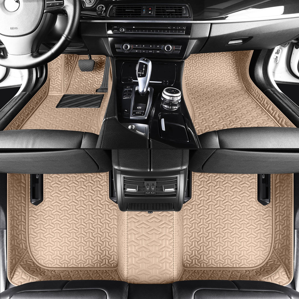 Car floor mats, waterproof, suitable for all weather conditions and seasons, with customizable logos