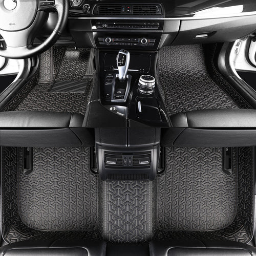 Car floor mats, waterproof, suitable for all weather conditions and seasons, with customizable logos