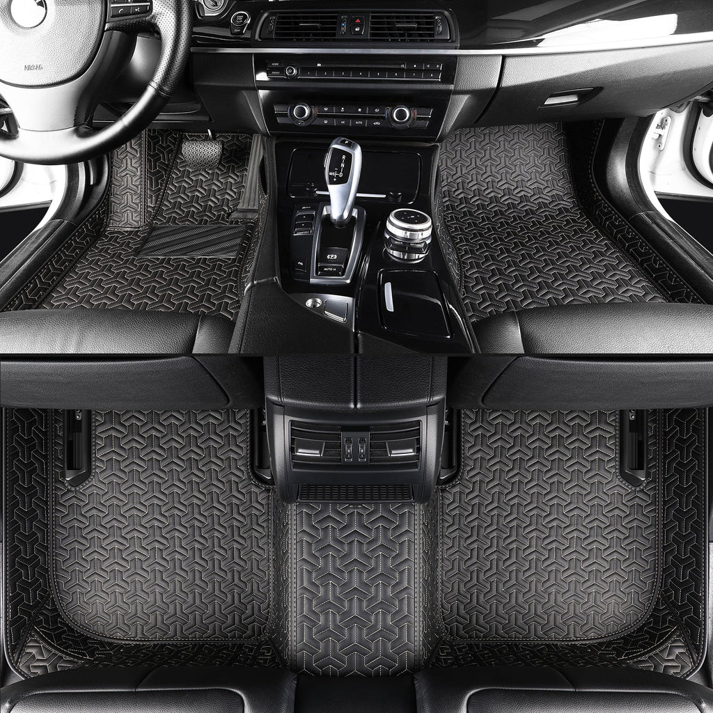 Car floor mats, waterproof, suitable for all weather conditions and seasons, with customizable logos