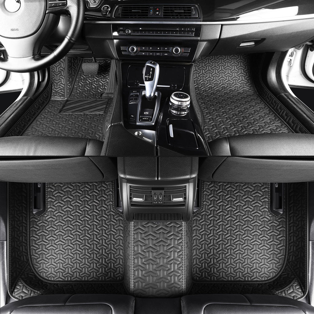 Car floor mats, waterproof, suitable for all weather conditions and seasons, with customizable logos