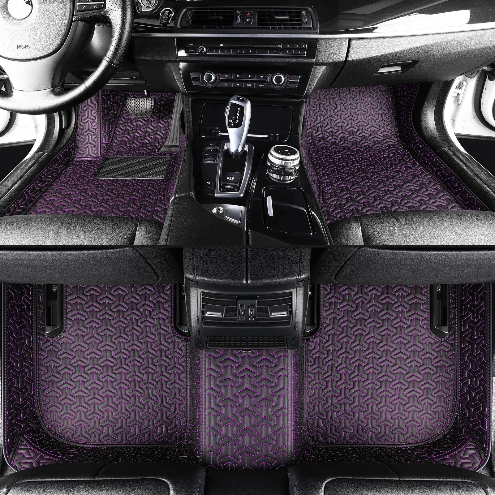 Car floor mats, waterproof, suitable for all weather conditions and seasons, with customizable logos