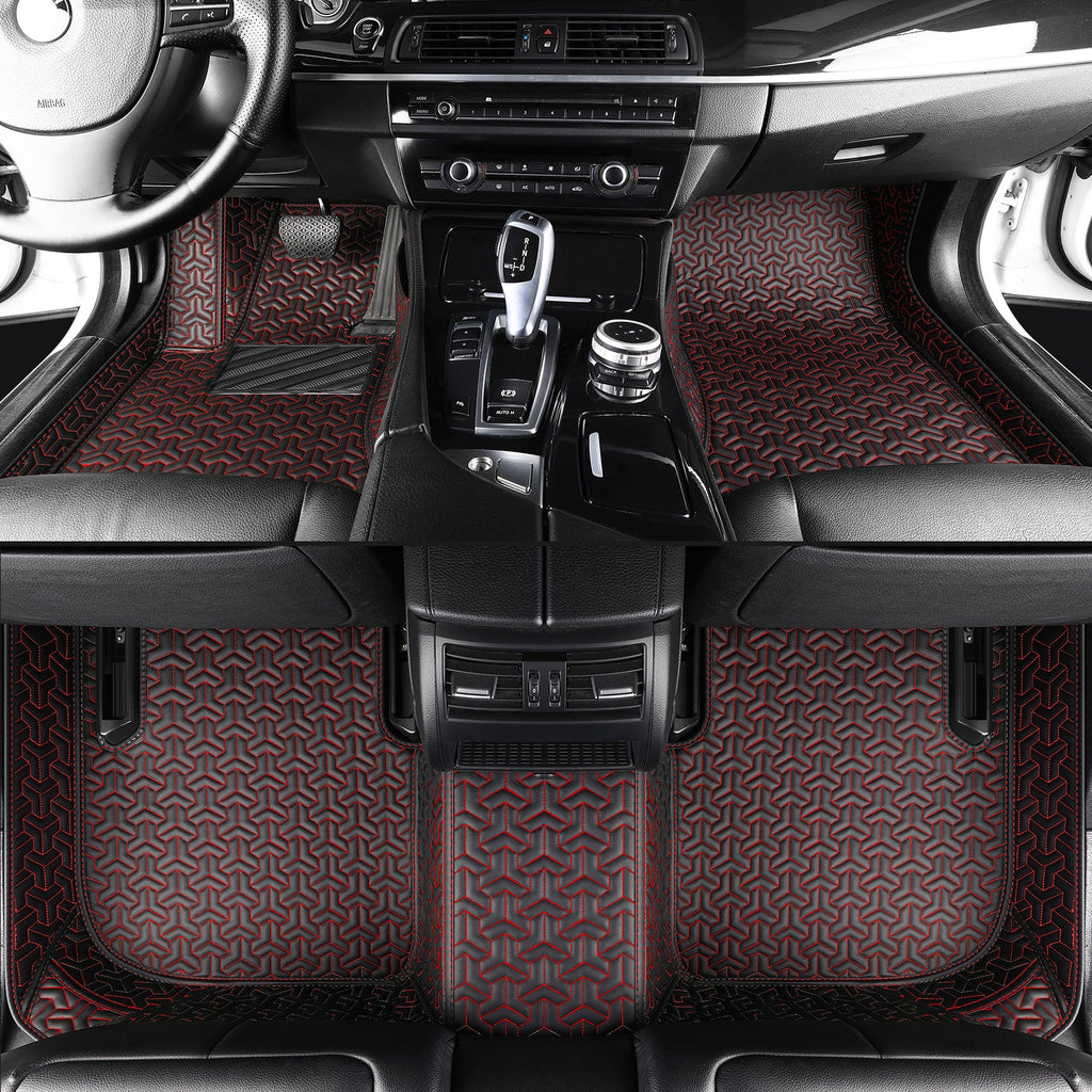 Car floor mats, waterproof, suitable for all weather conditions and seasons, with customizable logos