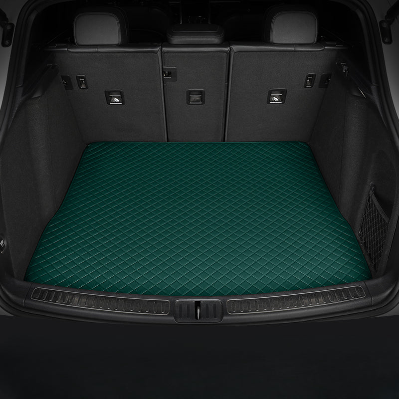 All-weather, waterproof custom trunk liners, cargo liners, and pet mats (with full Velcro coverage)