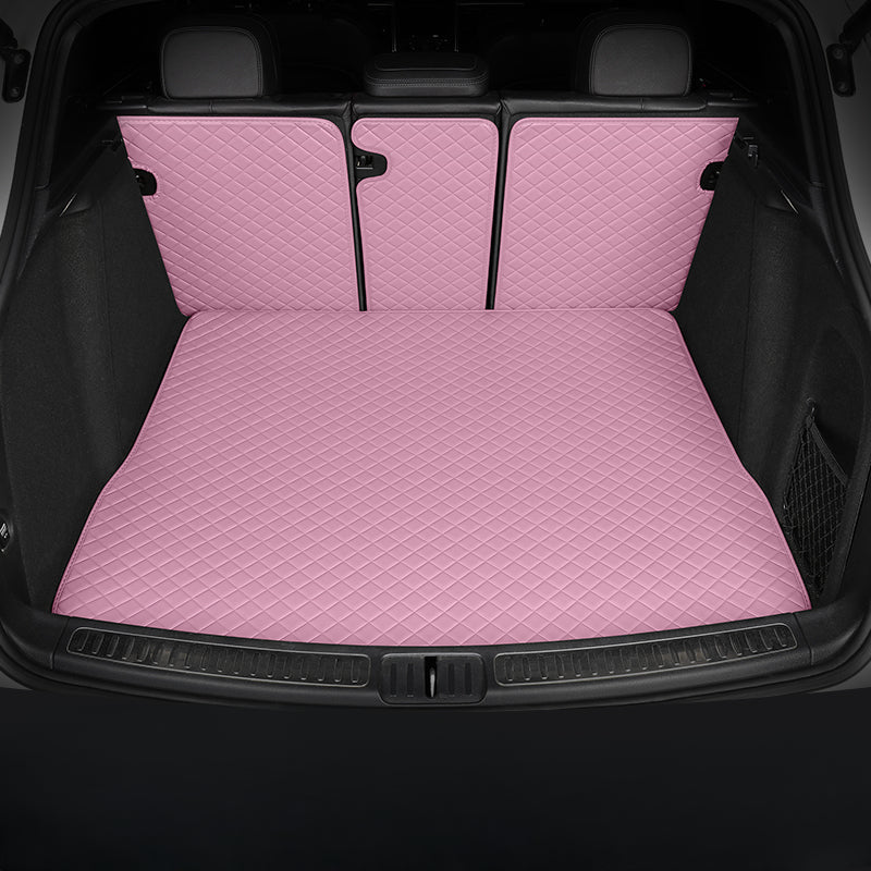 All-weather, waterproof custom trunk liners, cargo liners, and pet mats (with full Velcro coverage)