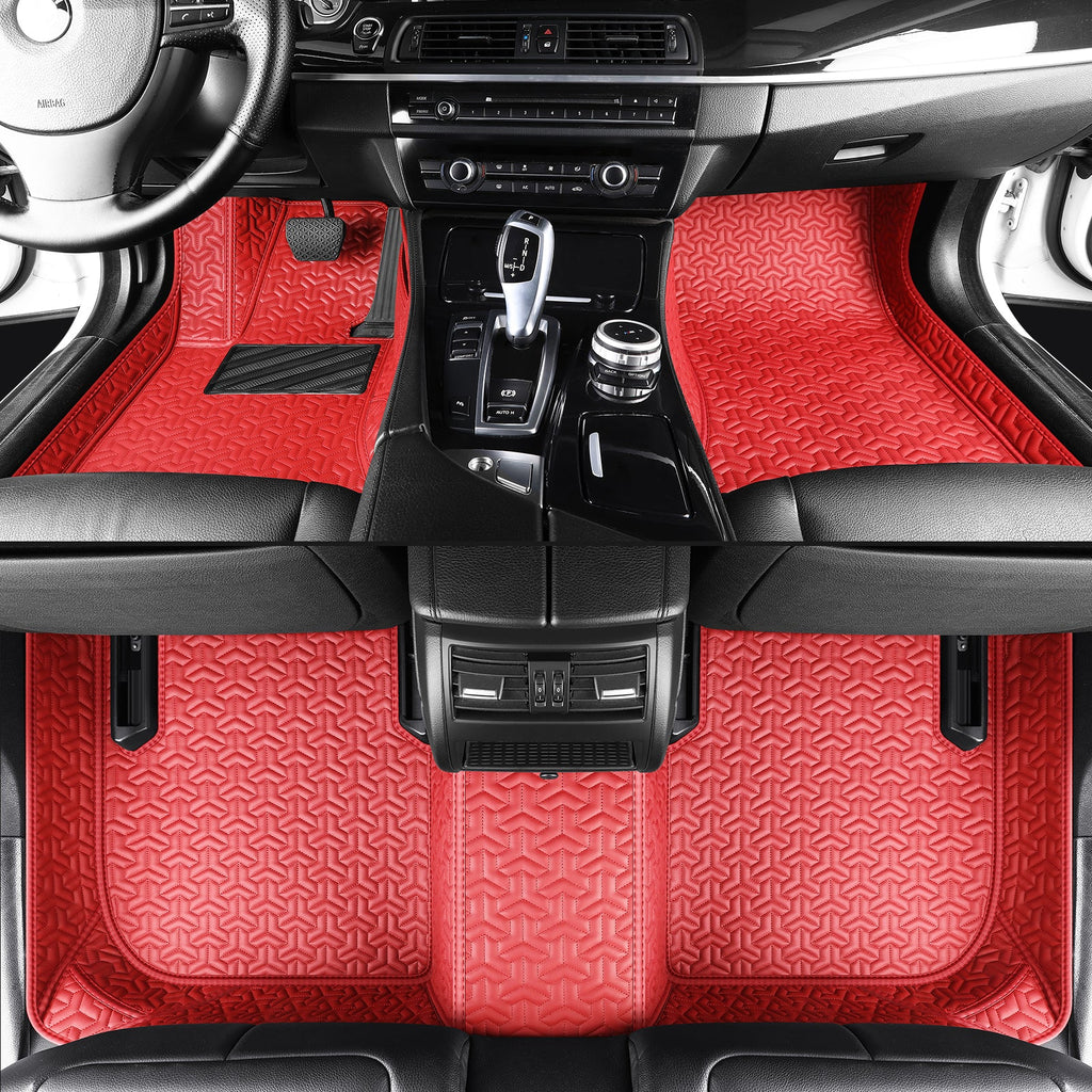 Car floor mats, waterproof, suitable for all weather conditions and seasons, with customizable logos