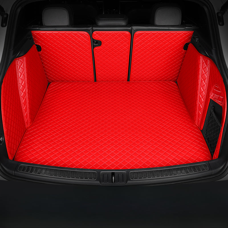 All-weather, waterproof custom trunk liners, cargo liners, and pet mats (with full Velcro coverage)