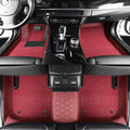 Luxury Car Floor Mats: Double-Layer Round Car Floor Mats (Polypropylene Loop Pile Carpets)