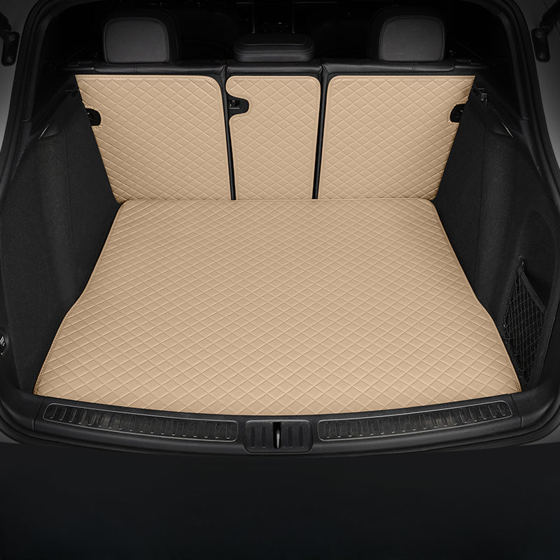 All-weather, waterproof custom trunk liners, cargo liners, and pet mats (with full Velcro coverage)