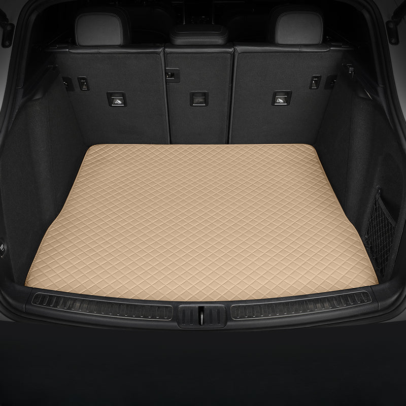 All-weather, waterproof custom trunk liners, cargo liners, and pet mats (with full Velcro coverage)
