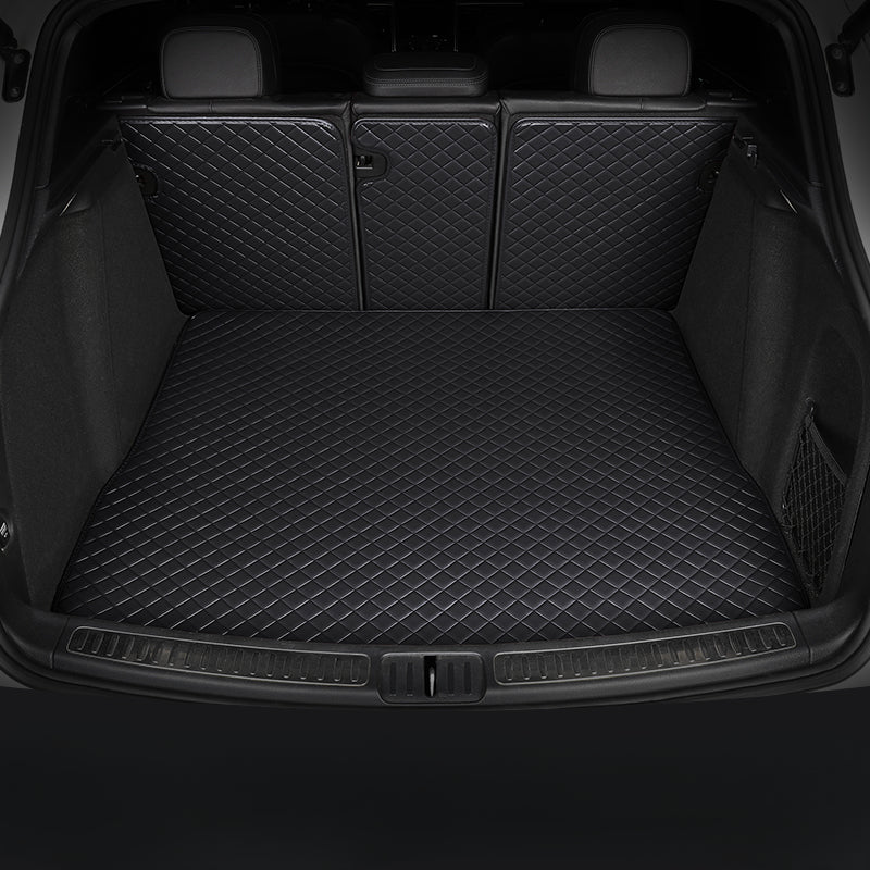 All-weather, waterproof custom trunk liners, cargo liners, and pet mats (with full Velcro coverage)