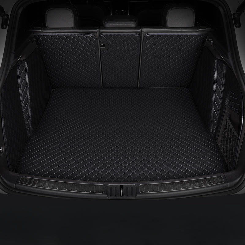 All-weather, waterproof custom trunk liners, cargo liners, and pet mats (with full Velcro coverage)