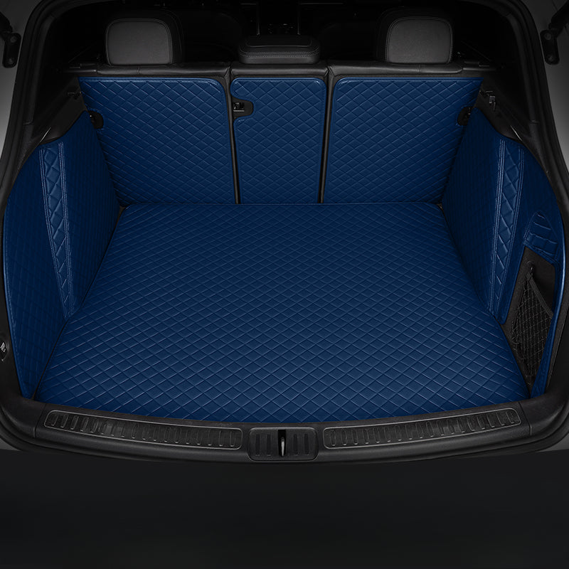 All-weather, waterproof custom trunk liners, cargo liners, and pet mats (with full Velcro coverage)