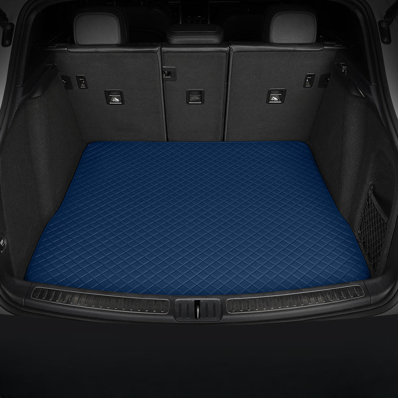 All-weather, waterproof custom trunk liners, cargo liners, and pet mats (with full Velcro coverage)