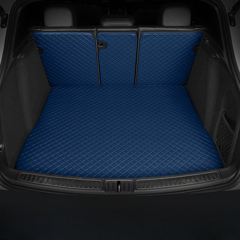 All-weather, waterproof custom trunk liners, cargo liners, and pet mats (with full Velcro coverage)