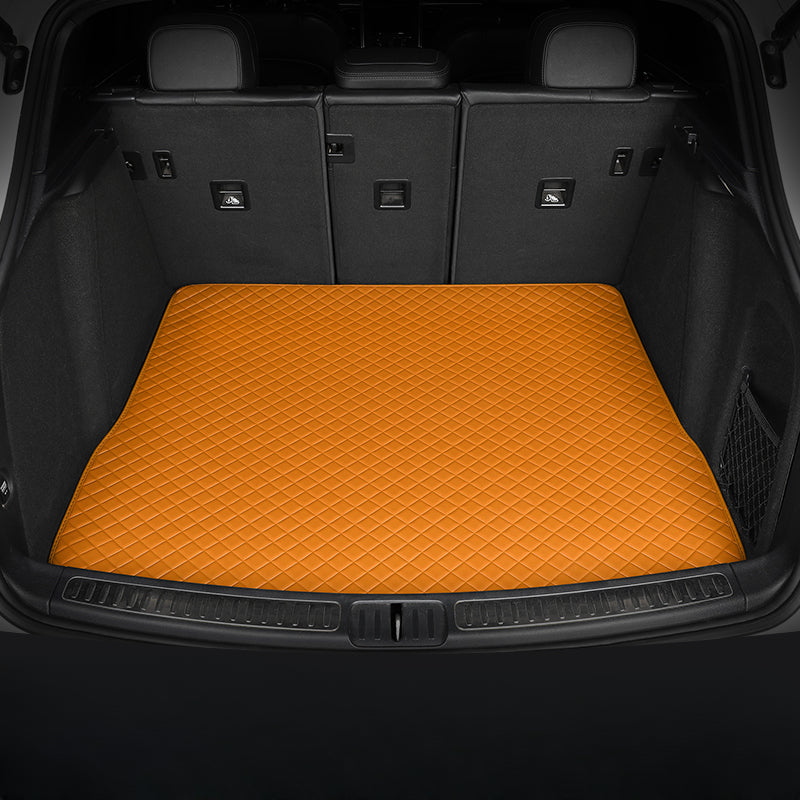 All-weather, waterproof custom trunk liners, cargo liners, and pet mats (with full Velcro coverage)
