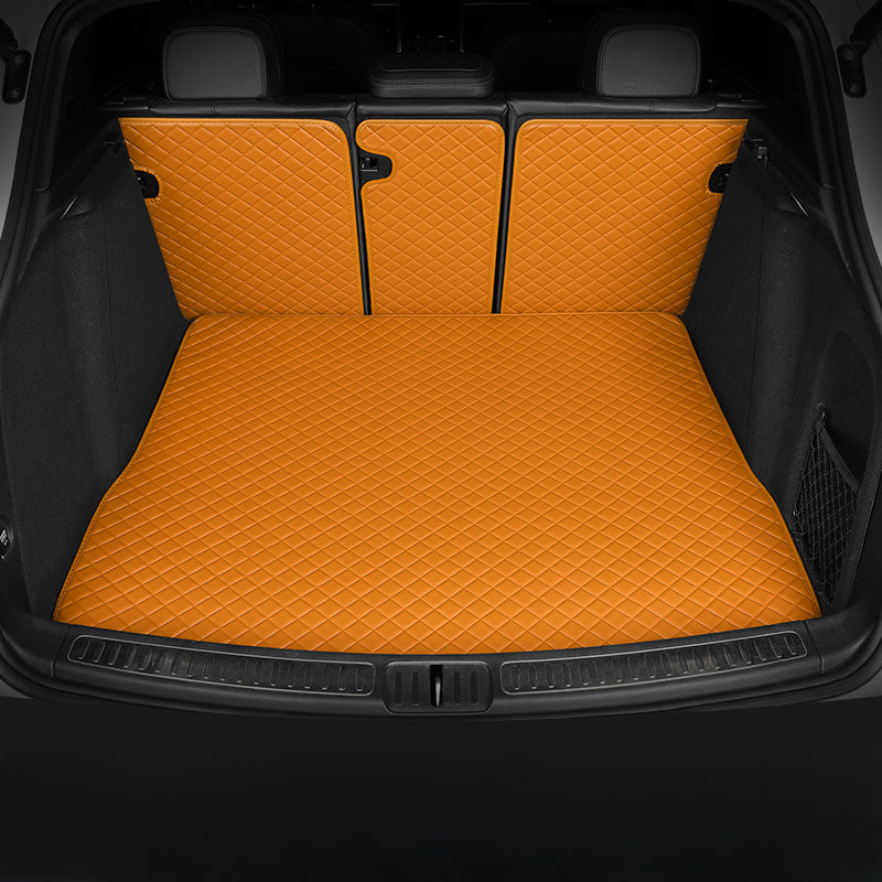 All-weather, waterproof custom trunk liners, cargo liners, and pet mats (with full Velcro coverage)