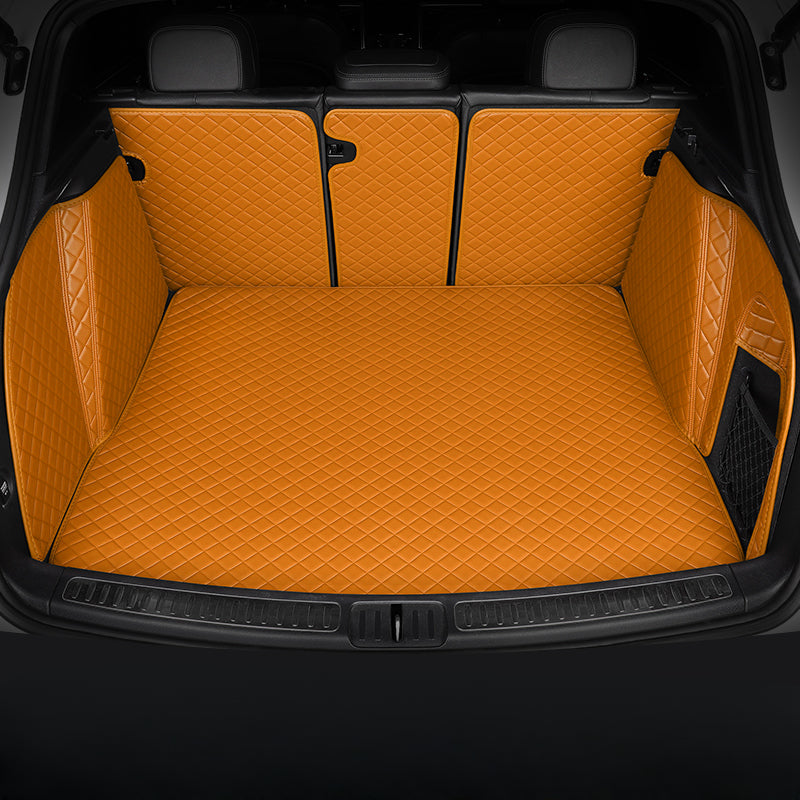 All-weather, waterproof custom trunk liners, cargo liners, and pet mats (with full Velcro coverage)