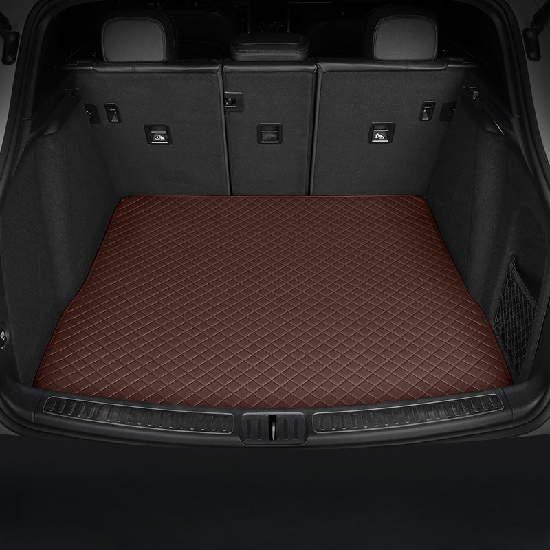 All-weather, waterproof custom trunk liners, cargo liners, and pet mats (with full Velcro coverage)