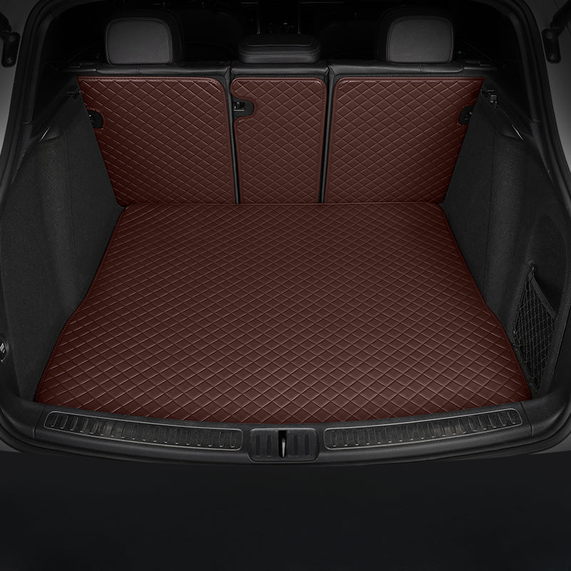 All-weather, waterproof custom trunk liners, cargo liners, and pet mats (with full Velcro coverage)
