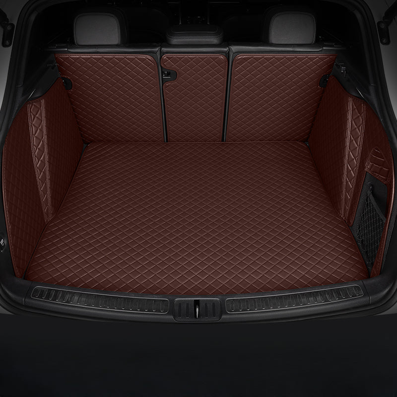 All-weather, waterproof custom trunk liners, cargo liners, and pet mats (with full Velcro coverage)