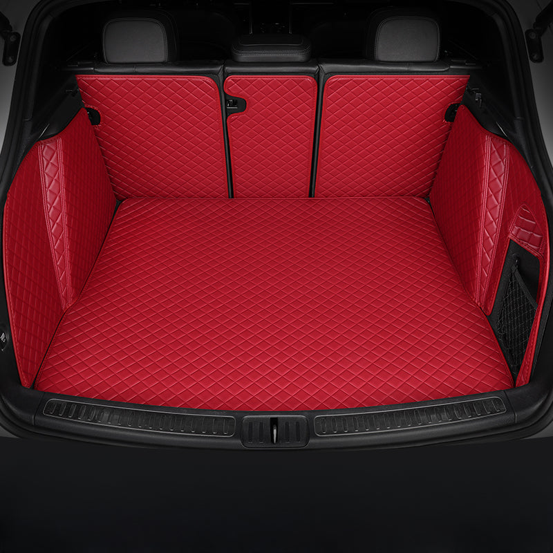 All-weather, waterproof custom trunk liners, cargo liners, and pet mats (with full Velcro coverage)