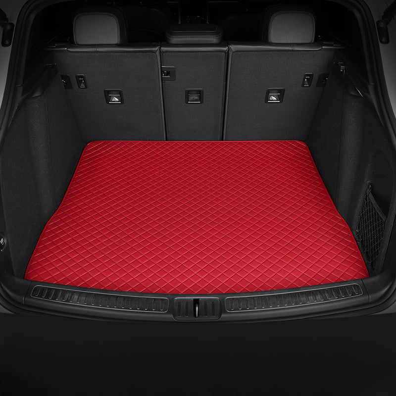 All-weather, waterproof custom trunk liners, cargo liners, and pet mats (with full Velcro coverage)