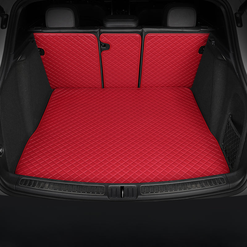 All-weather, waterproof custom trunk liners, cargo liners, and pet mats (with full Velcro coverage)